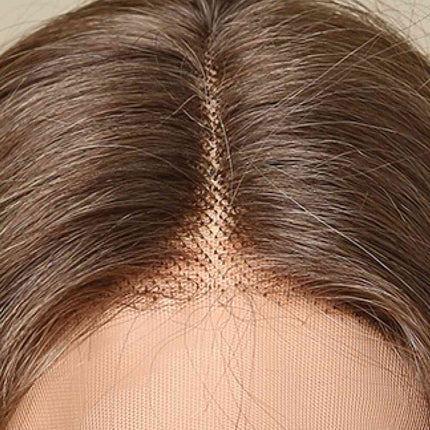 13*2" Lace Front Wigs Synthetic Long Wave 26" 150% Density in Golden Brown