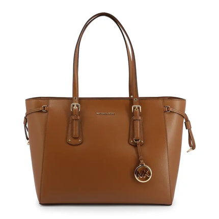 Brown version of the  purse showing accessory straps
