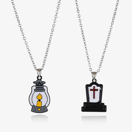 Two-Piece Halloween Theme Necklace Set
