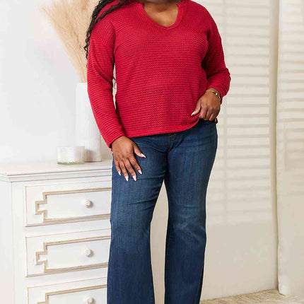 Culture Code Full Size Wide Notch Relax Top