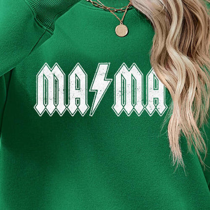 Letter Graphic Dropped Shoulder Sweatshirt