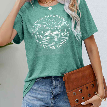 COUNTRY ROADS TAKE ME HOME Graphic Tee