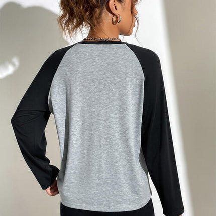 Contrast Letter Graphic T-Shirt