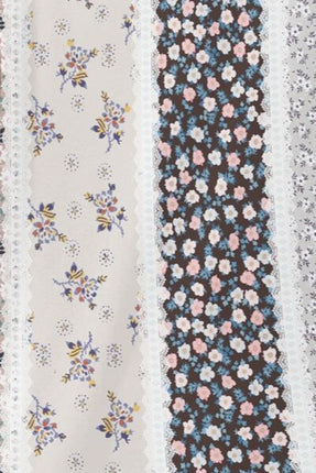 Printed Square Neck Wide Strap Tank