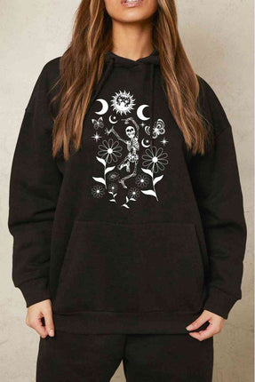 Simply Love Simply Love Full Size Dancing Skeleton Graphic Hoodie