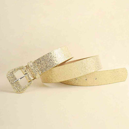 Glitter PU Leather Belt