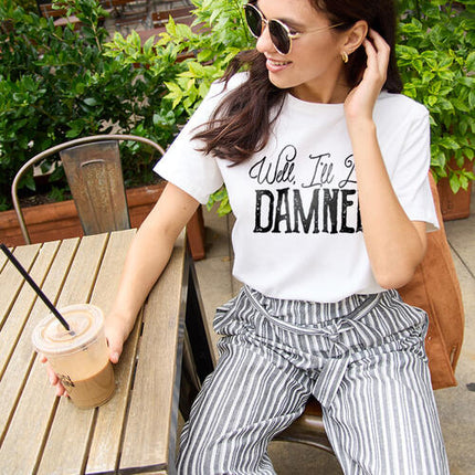 Simply Love Full Size Letter Graphic Short Sleeve T-Shirt