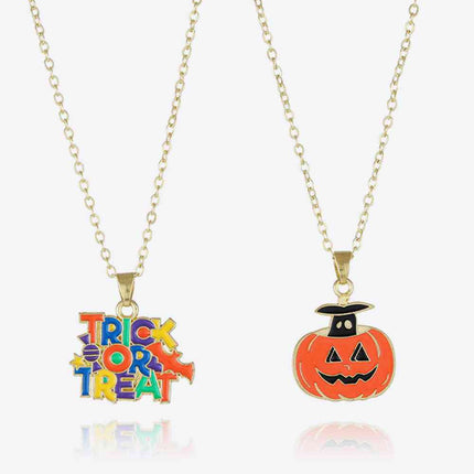 Two-Piece Halloween Theme Necklace Set