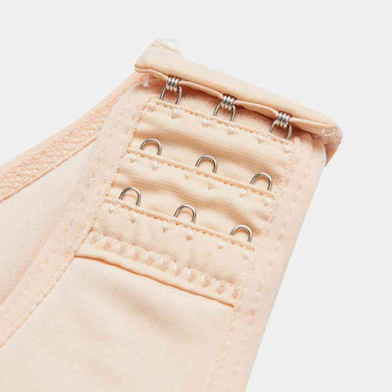 Full Size Lace Trim Shapewear with Zipper