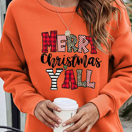 MERRY CHRISTMAS Y'ALL Graphic Sweatshirt