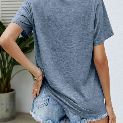 Easter Bunny Graphic Round Neck T-Shirt