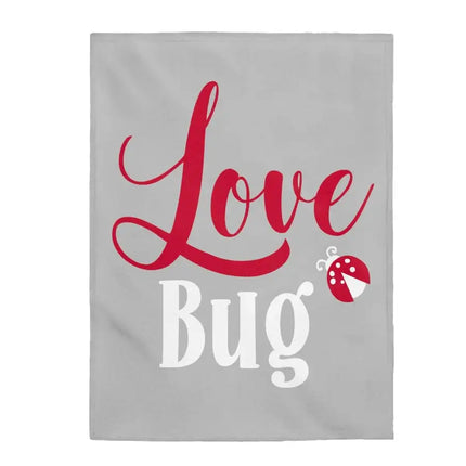 Uniquely You Decorative Throw Blanket, Love All Day Every Day, Word Art - Grey