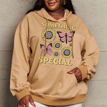Simply Love Simply Love Full Size SOMETHING SPECIAL Graphic Hoodie