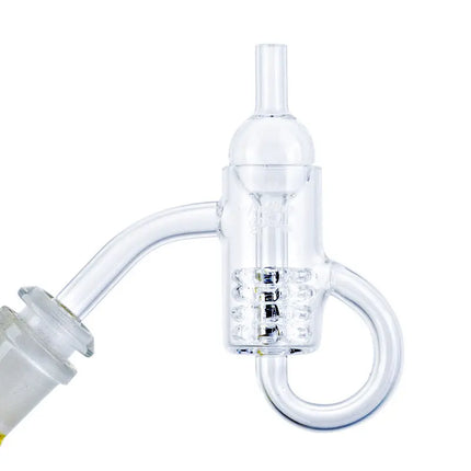 Diamond Knot Loop Recycler Quartz Banger