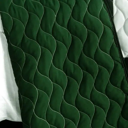 [Wilderness Trip] 3PC Vermicelli-Quilted Patchwork Quilt Set (Full/Queen Size)