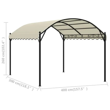 Gazebo Fabric Cream
