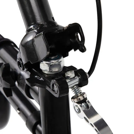 Dual Braking System Steerable Leg Walker Folding Scooter With Bag