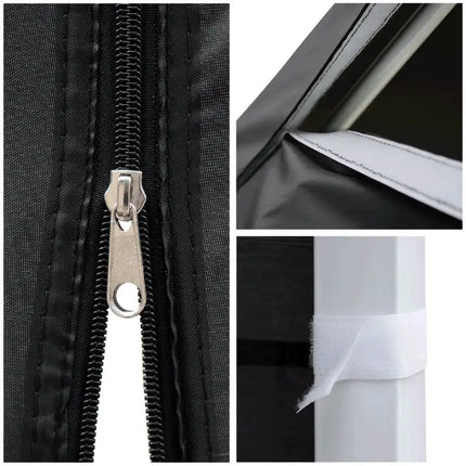 10X20ft EZ Pop Up Canopy Folding Gazebo/Black