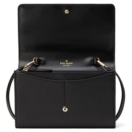 NEW Kate Spade Black Serrano Place Pearl Summer Leather Crossbody Bag