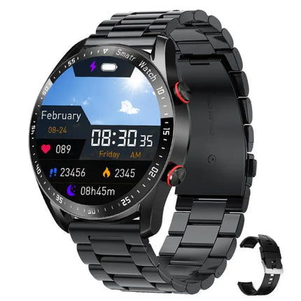 Nuevo ECG + PPG Bluetooth llamada reloj inteligente hombres reloj inteligente seguidor de actividad/deporte reloj inteligente para Android IOS PK I9 reloj inteligente