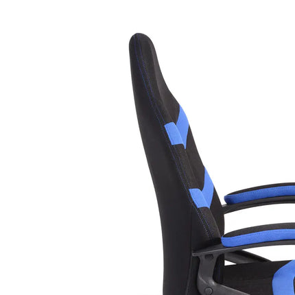 Gaming Office Chair with Fabric Adjustable Swivel,BLUE