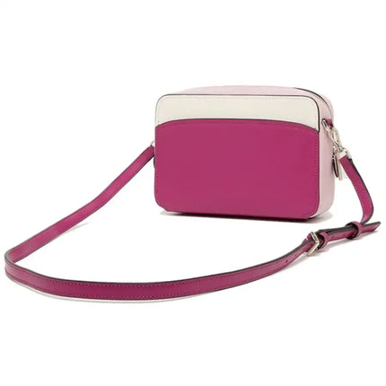 NEW Kate Spade Pink Multi Lauryn Colorblock Leather Camera Crossbody Bag