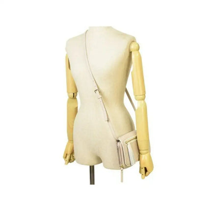 NEW Kate Spade Beige Pumice Cement Chester Street Avie Leather Tassel Crossbody Bag