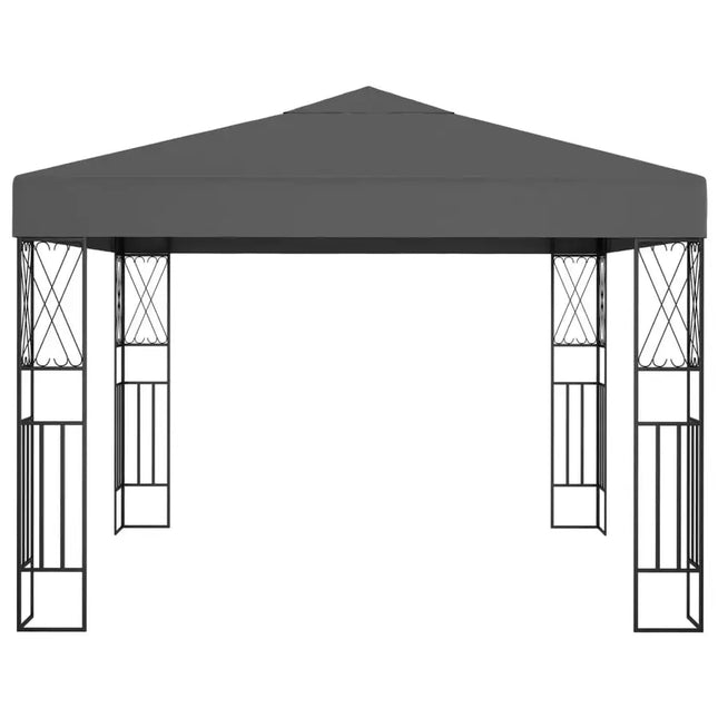 Gazebo 9.8'x9.8' Anthracite Fabric