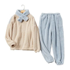 3 Pieces Womens Oversized Sherpa Pullover Sweater with Fuzzy Fleece Sweatshirt Tie Dye Fluffy Coat - Vickie Lynn's