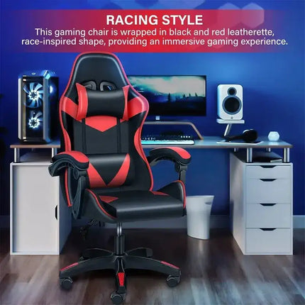 Racing Style Nylon Seats Office Chair Gaming Chair With Sturdy Metal Base,Abjustable Height and Back