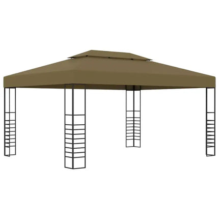 Gazebo 118.1"x157.5" Taupe 180 g/m?