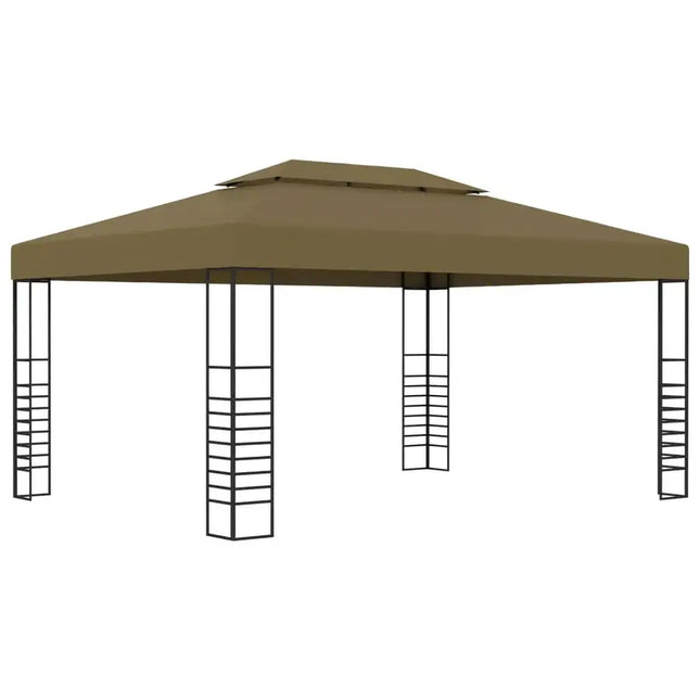 Gazebo 118.1"x157.5" Taupe 180 g/m?