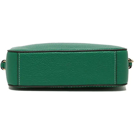 NEW Coach Green Mini Leather Camera Crossbody Bag