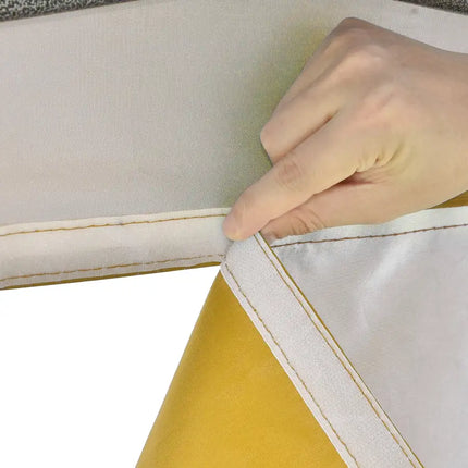 10x10ft EZ Canopy Gazebo Silver Coated Side Wall With Windows & Door/Mineral Yellow