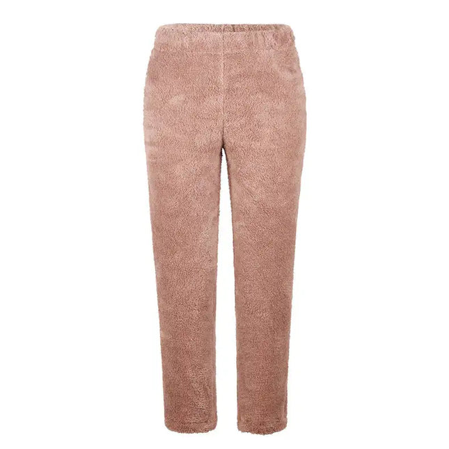 Women's Warm Fleece Sherpa Lined Jogger Pant Trousers