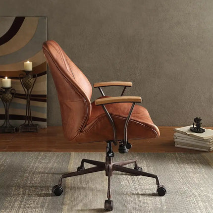 Hamilton Office Chair in Cocoa Top Grain Leather