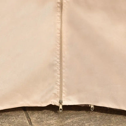 11.8 Ft. W x 11.8 Ft. D Patio Outdoor Gazebo, Double Roof Soft Canopy Garden Backyard Gazebo with Mosquito Netting Suitable for Lawn, Garden, Backyard and Deck