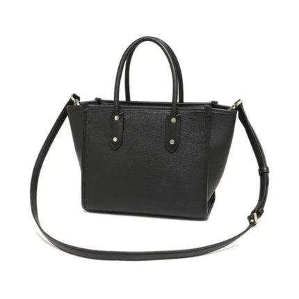 NEW Kate Spade Black Pebbled Leather Small Shoulder Tote Bag