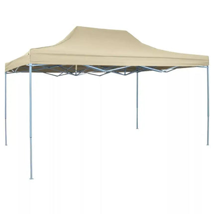 Foldable Tent Pop-Up 9.8'x14.8' Cream White