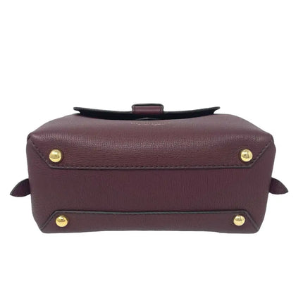 NEW Burberry Burgundy Small Camberley House Check Leather Crossbody Bag