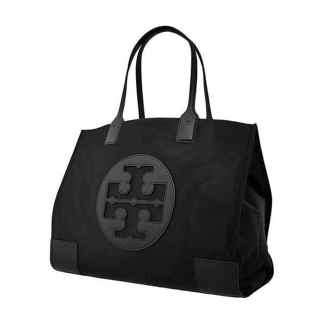 Tory Burch Ladies Ella Nylon Black Tote Bag