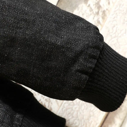 Men Casual Autumn&Winter Jacket Hoodies Long Sleeve Sweatshirt Outwear Coat Cowboy Men's Jean Chaqueta Hombre 9.2