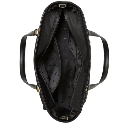 NEW Kate Spade Black Jae Medium Nylon Satchel Crossbody Bag