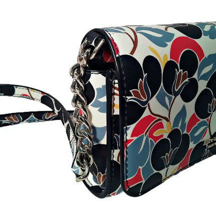 NEW Kate Spade Multicolor  Natalia Flap Turnlock Quilted Leather Crossbody Bag