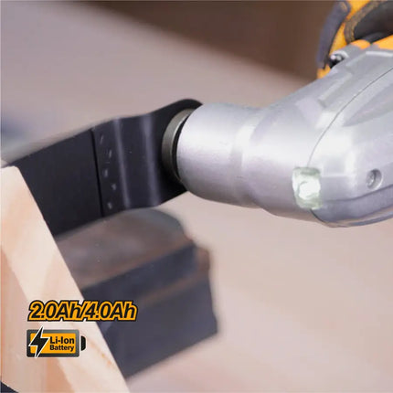 INGCO 20V Cordless DIY Oscillating Tool Kit with 8 PCS Accessory Kit (With Battery and Charger) CMLI2001A