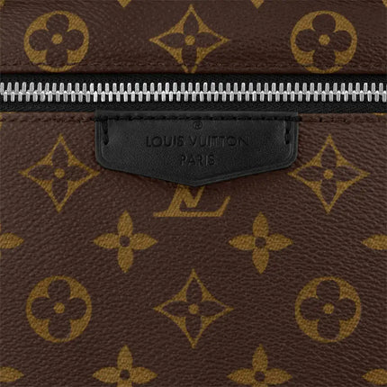 NEW Louis Vuitton Brown Black Monogram Macassar Coated Canvas Josh Backpack Rucksack Shoulder Bag