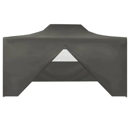 Foldable Tent Pop-Up with 4 Side Walls 9.8'x14.8' Anthracite