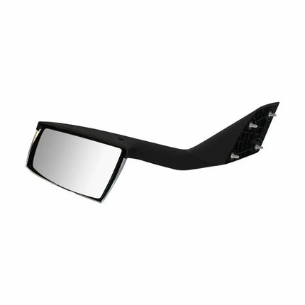 LEAVAN Chrome Hood Mirror Assembly for Volvo VNL Driver & Passenger Side W/Mounting Kit