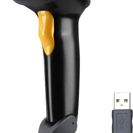 Handheld USB 2D Barcode Scanner QR PDF417 Data Matrix 1D Bar Code Scanner Wired Barcode Reader with USB Cable for Mobile Payment, Convenience Store, Supermarket, Warehouse