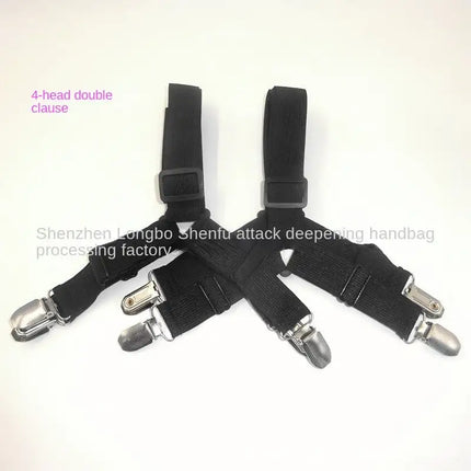 Black thickened 4pcs sheet holder sofa cover anti-skid fixing clip curtain tent cloth quilt holder